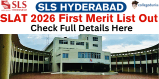 SLS Hyderabad SLAT 2026 First Merit List Out for 5-Year Integrated Law Programmes; Admissions Open Till February 23